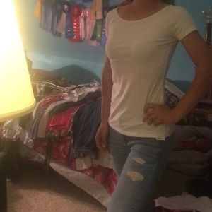 Adorable white top